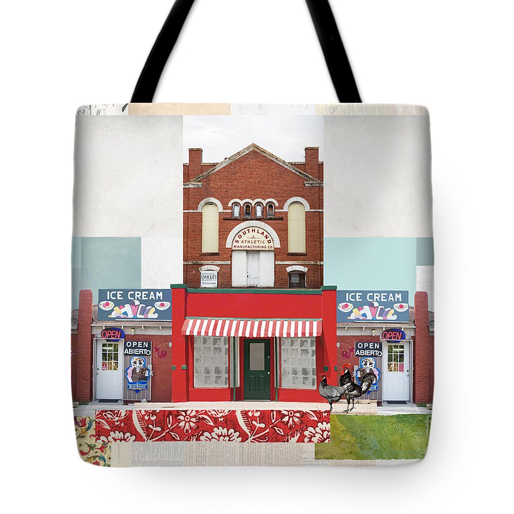Southland Tote Bag featuring the digital art Southland by Elena Nosyreva