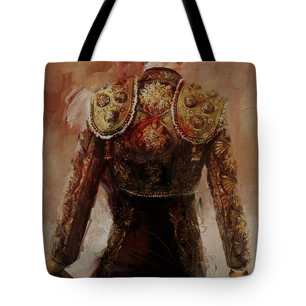 Spanish Tote Bag featuring the painting Spanish Culture 2 by Corporate Art Task Force