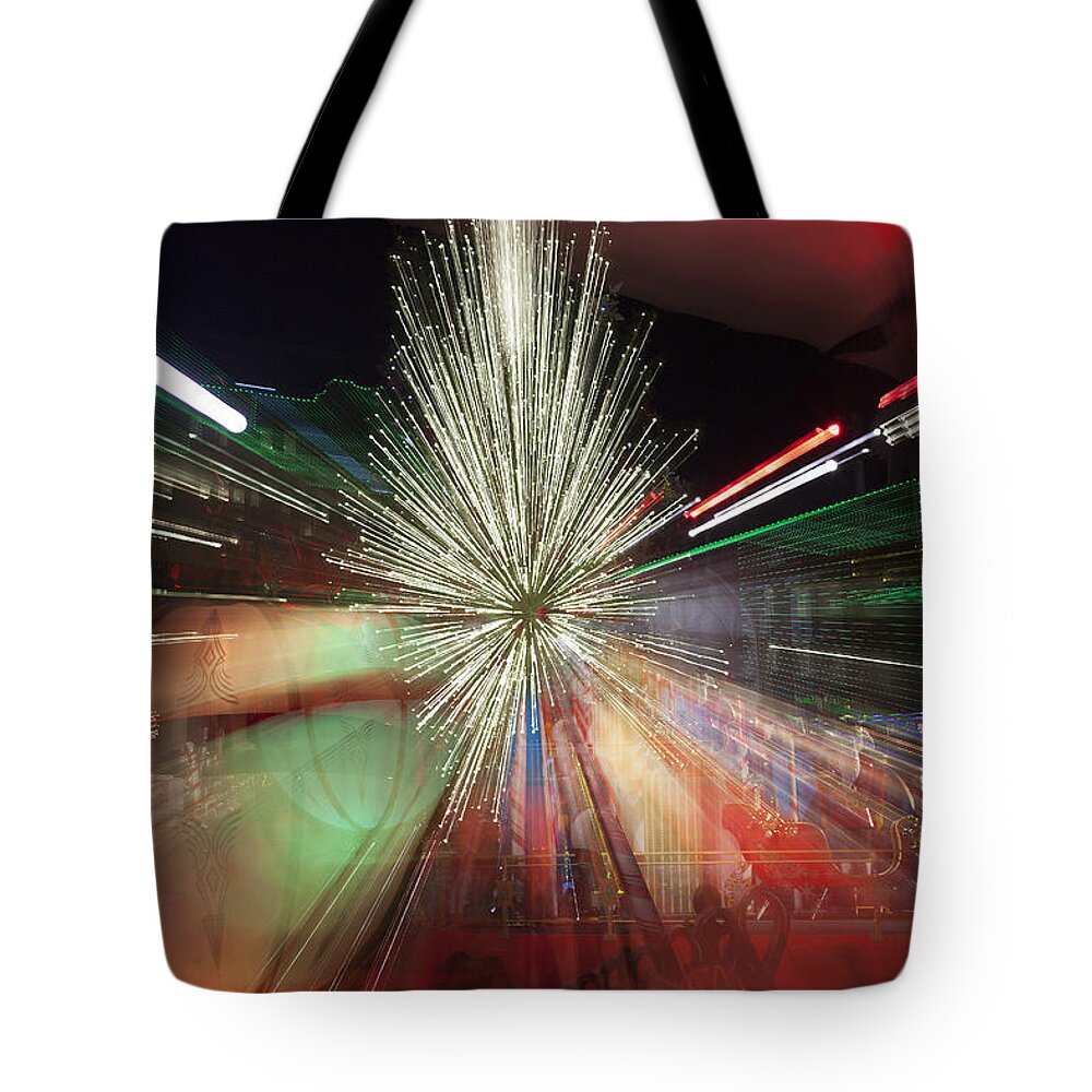 Tarrant County Courthouse Tote Bag featuring the photograph Sparkle Abstract 9 by Greg Kopriva