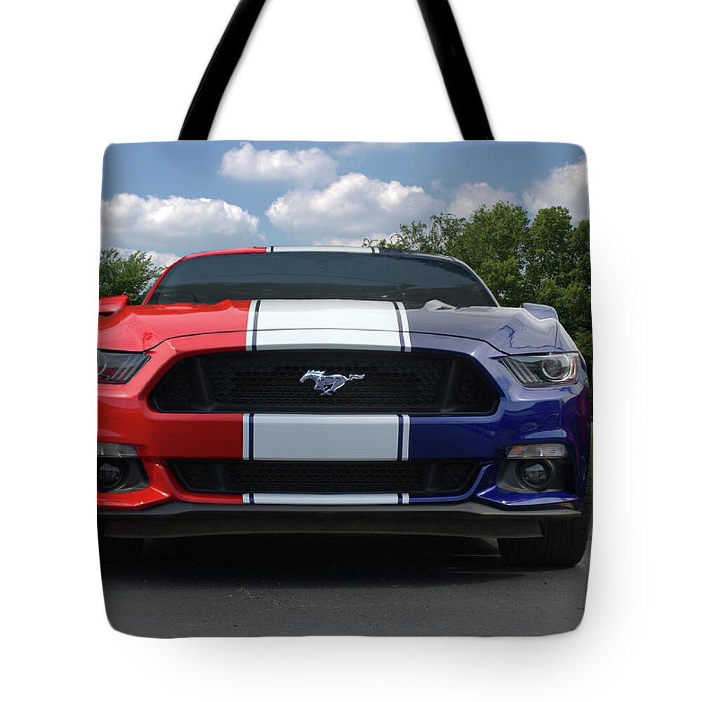 2016 Tote Bag featuring the photograph Special Edition 2016 Ford Mustang by Tim McCullough