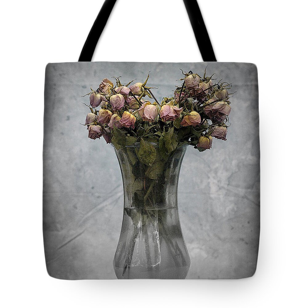 Roses Tote Bag featuring the photograph Spent by DArcy Evans