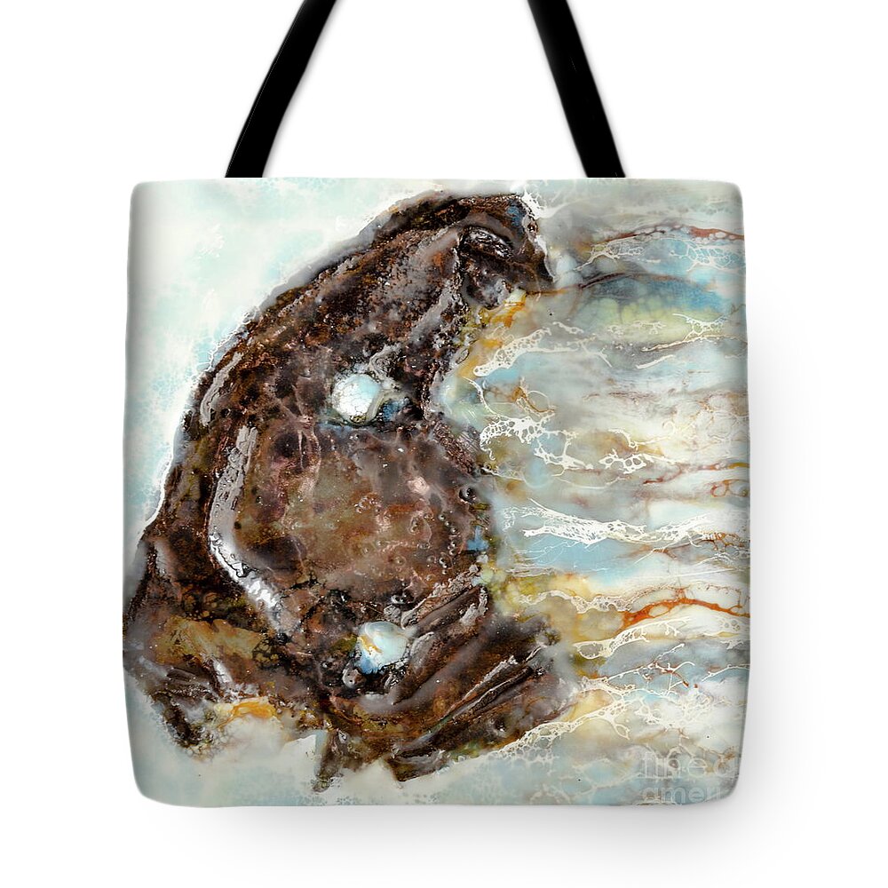 Painting Tote Bag featuring the painting Spirit Flow by Anita Thomas