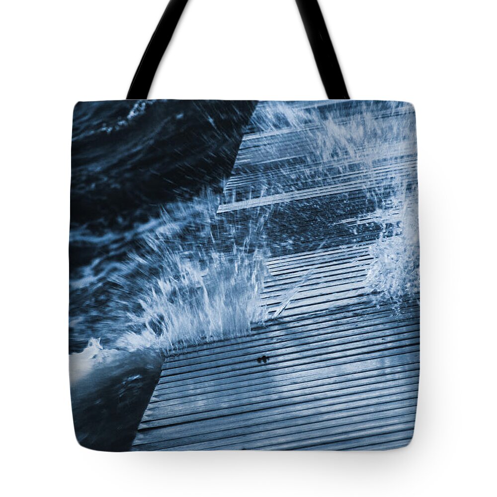 Blast Tote Bag featuring the photograph Splash I by Marcus Karlsson Sall