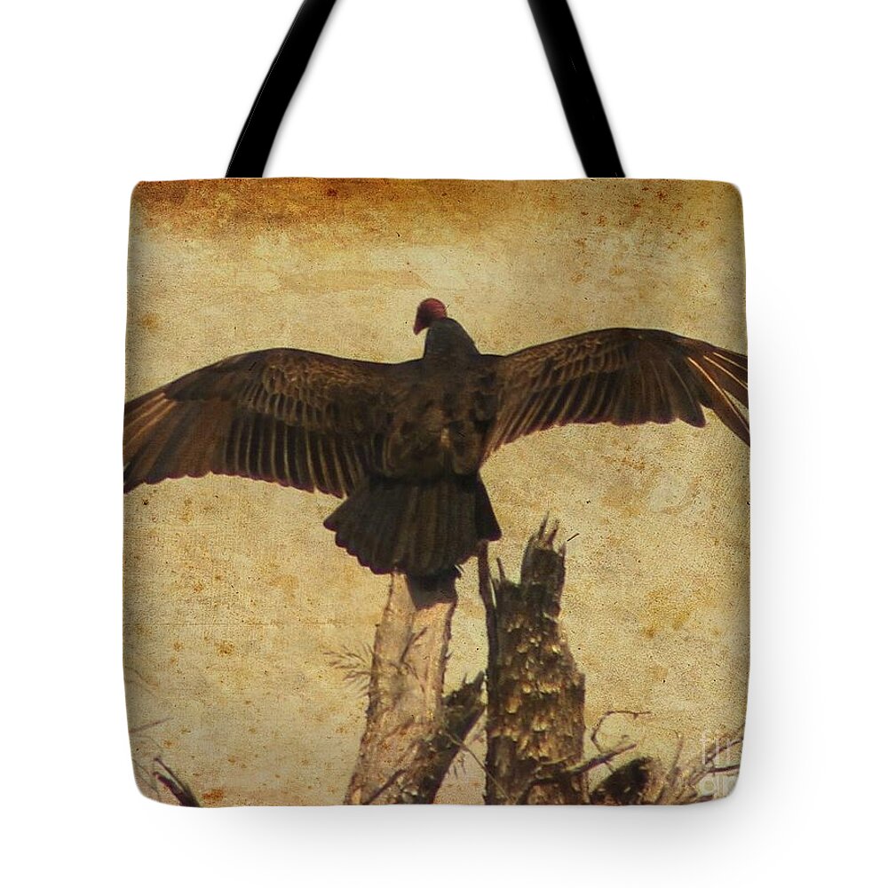 Turkey Vulture Tote Bag featuring the photograph Spread Your Wings by Beth Wiseman