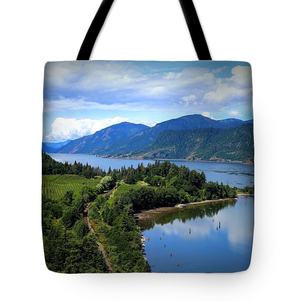 Spring At Ruthton Point Tote Bag featuring the photograph Spring at Ruthton Point by Lynn Hopwood