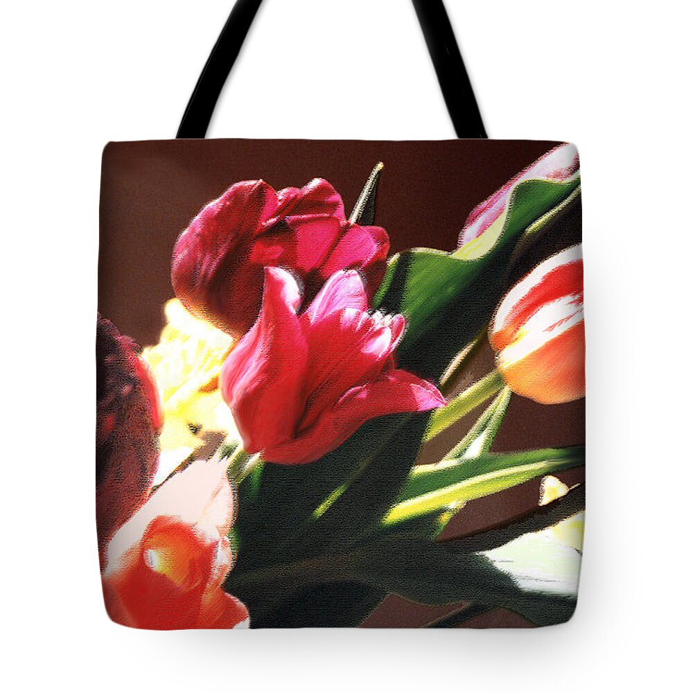 Floral Still Life Tote Bag featuring the photograph Spring Bouquet by Steve Karol