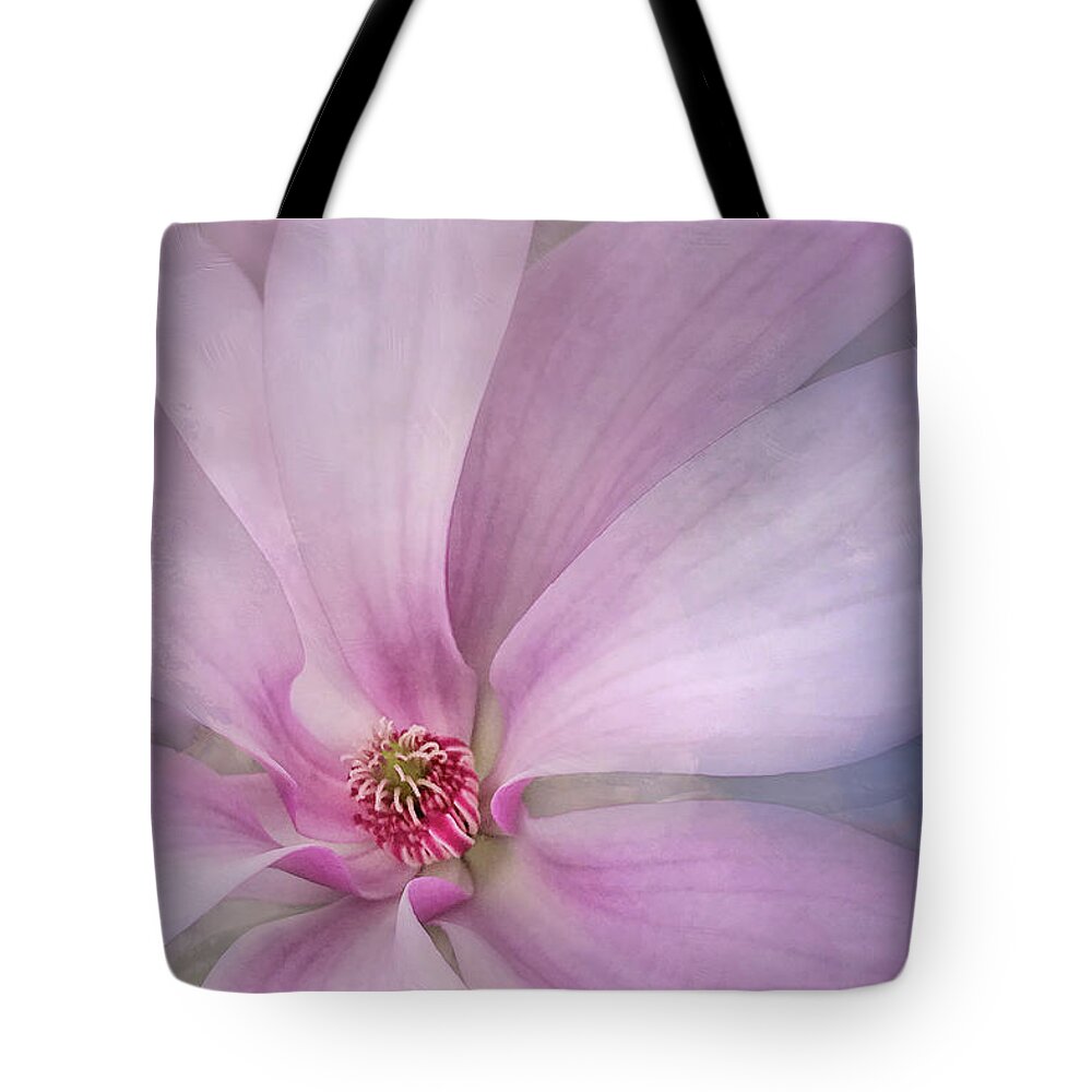 Magnolia Tote Bag featuring the photograph Spring Comes Softly by Jill Love