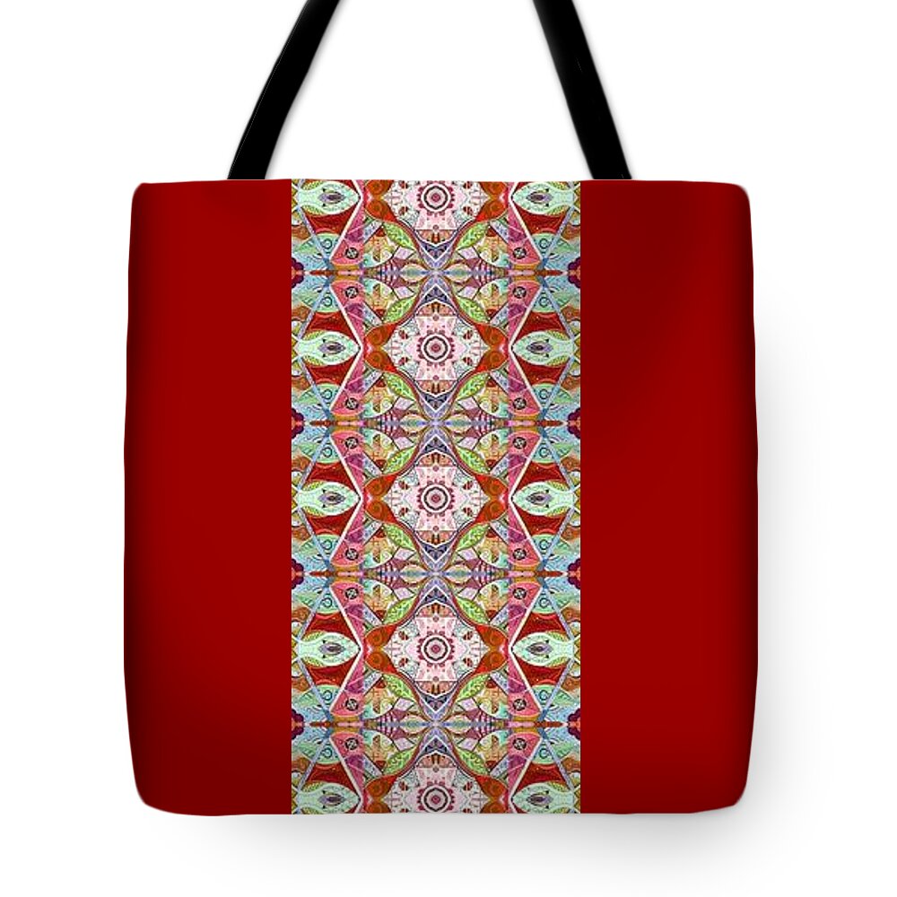 Spring Tote Bag featuring the mixed media Spring Forever by Helena Tiainen