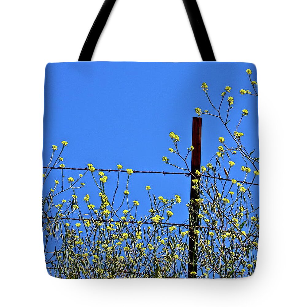 Flowers Tote Bag featuring the photograph Spring in the Country by Diana Hatcher