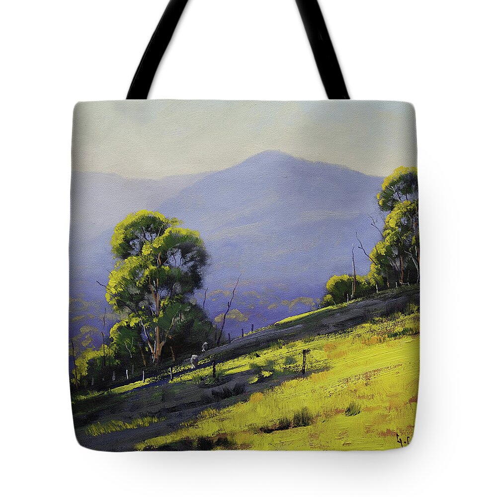 Nature Tote Bag featuring the painting Spring Light by Graham Gercken