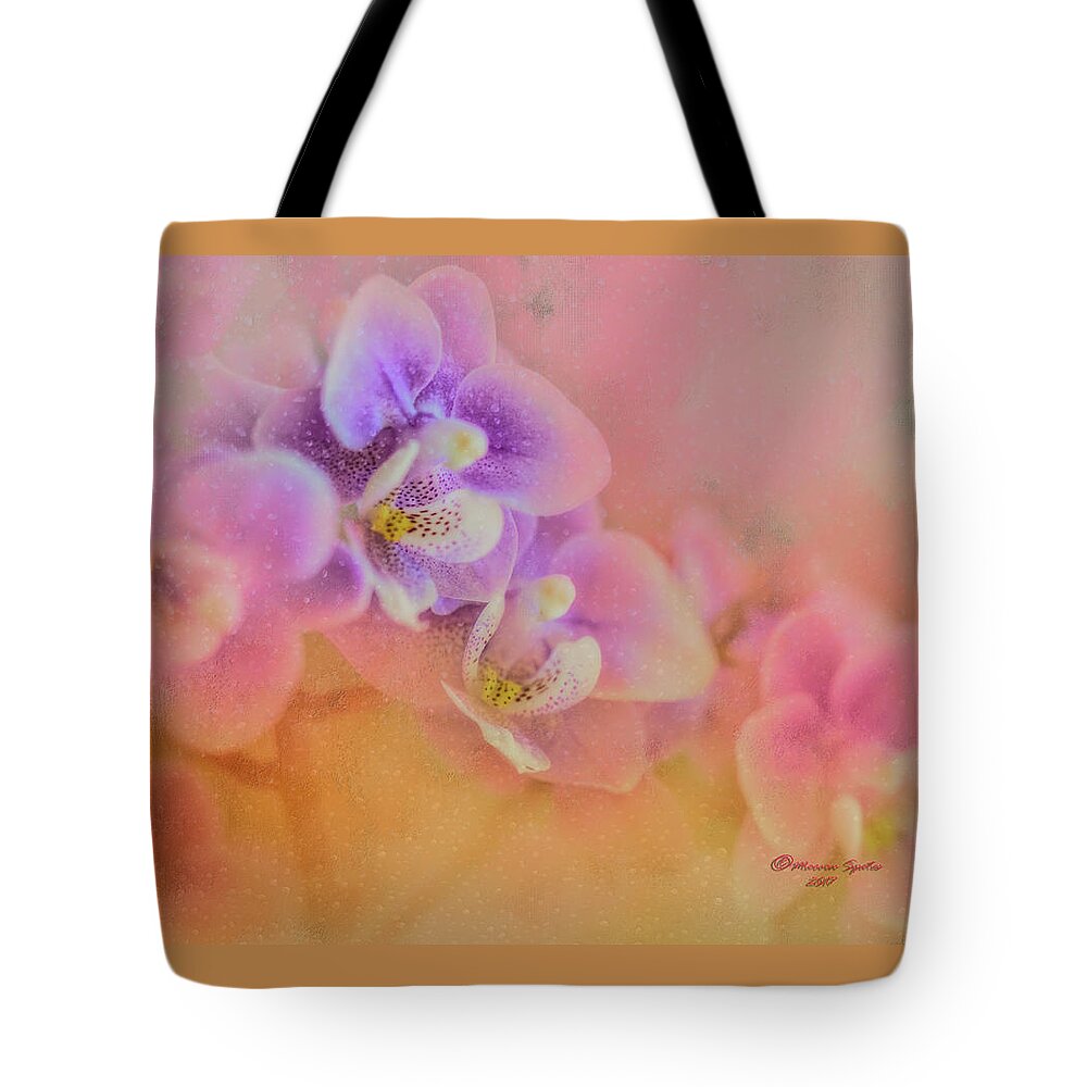 Floral Tote Bag featuring the photograph Spring Orchids by Marvin Spates