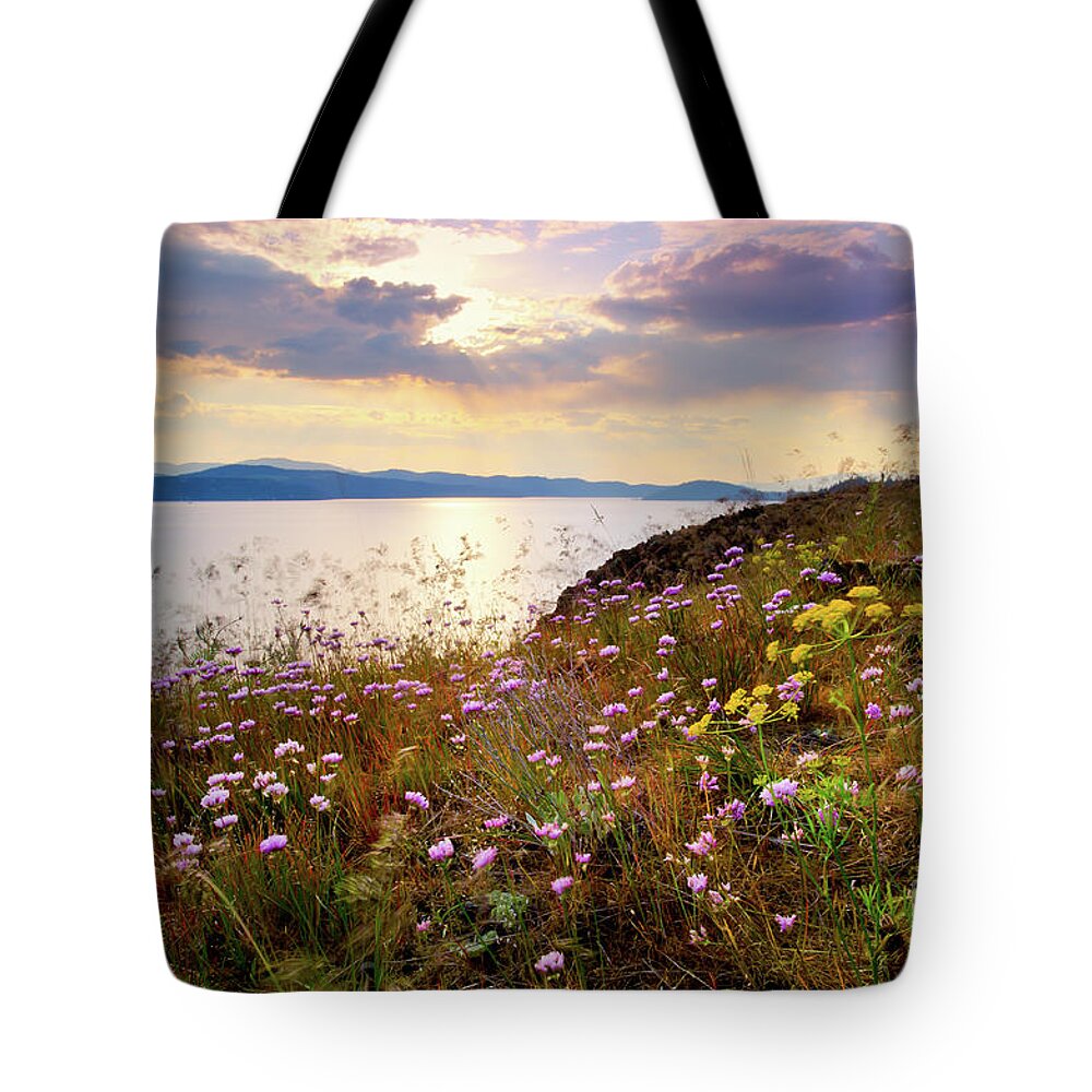 Coeur D'alene Lake Tote Bag featuring the photograph Spring Symphony by Idaho Scenic Images Linda Lantzy