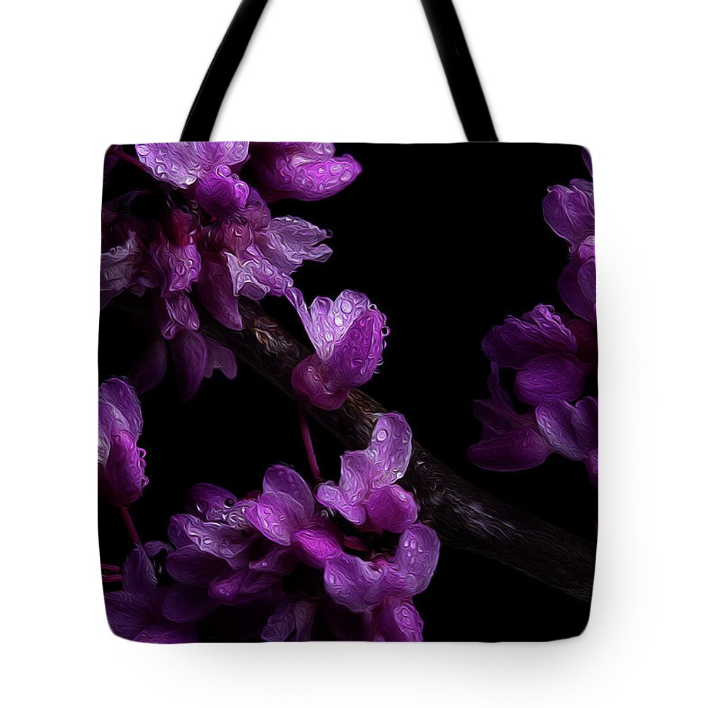 Redbud Tote Bag featuring the photograph Spring Time Redbud 7 by Mike Eingle