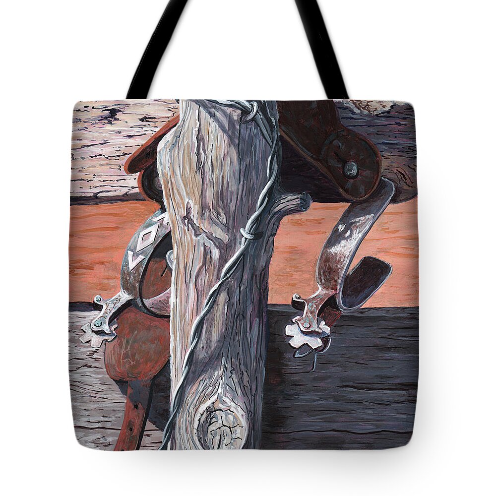Silver Spurs Rodeo Tote Bags