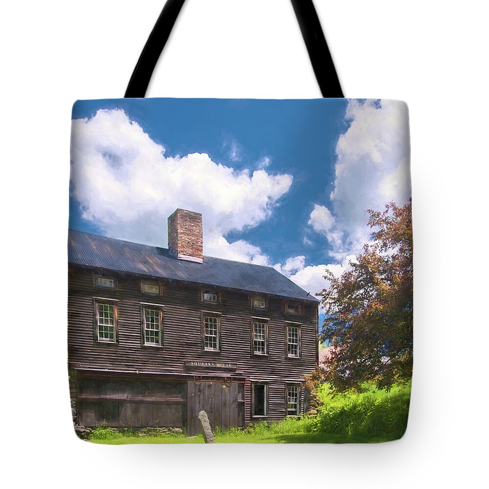 Historic Tote Bag featuring the photograph Squeak's House by Guy Whiteley