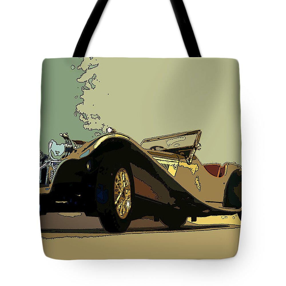 Sports Car Tote Bag featuring the photograph Ss100 by James Rentz