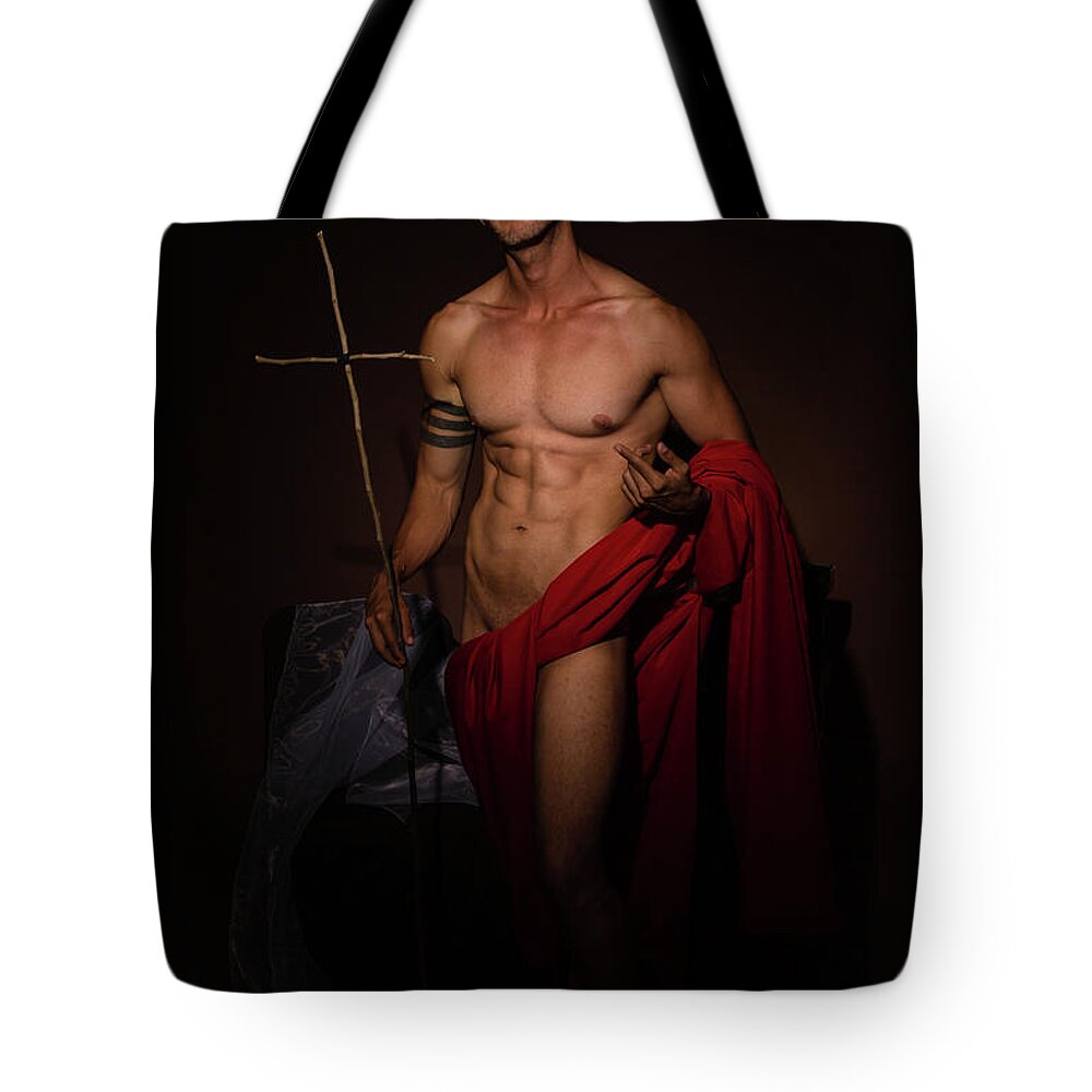 Saint Tote Bag featuring the photograph St. John the Baptist by Rick Saint