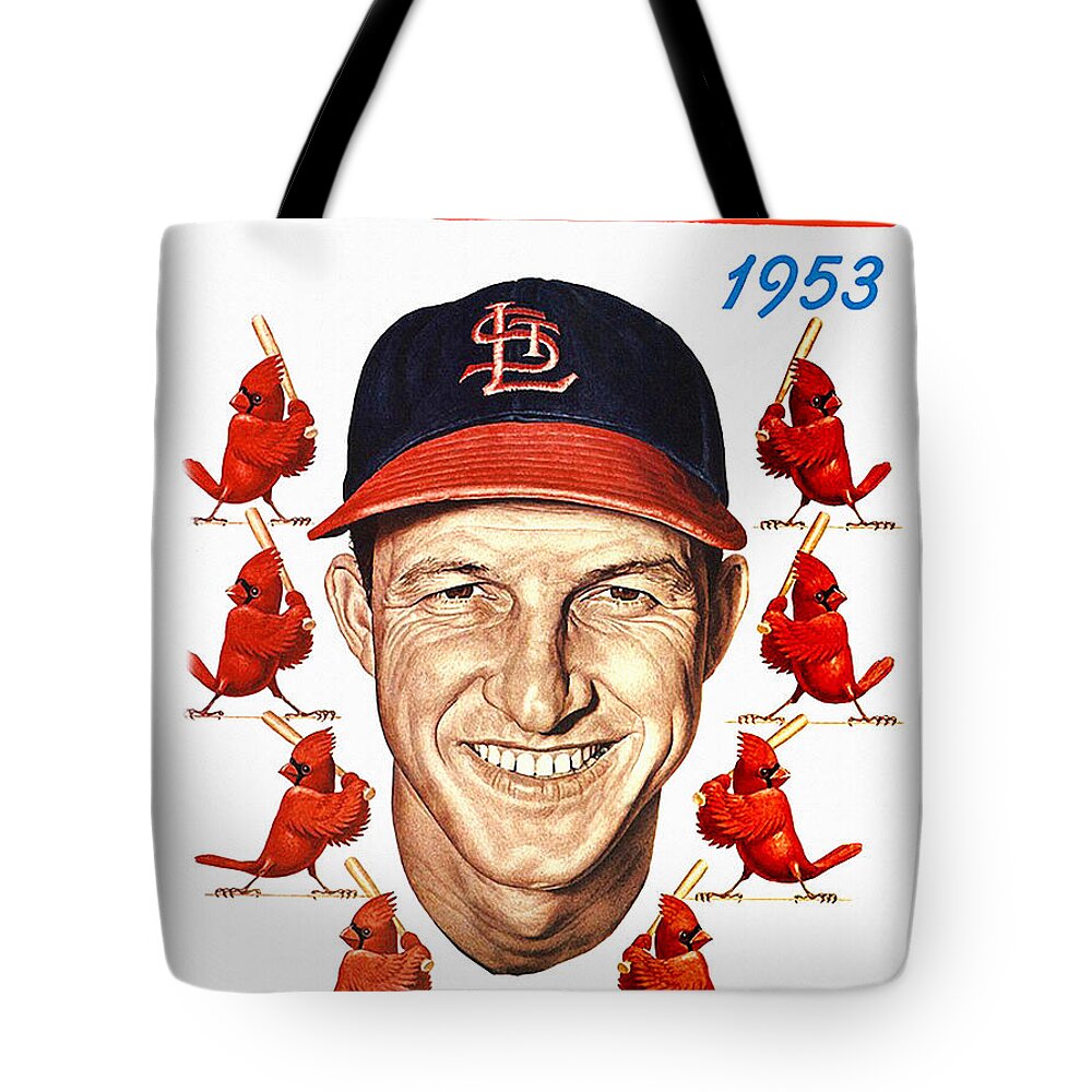 St. Louis Cardinals 1953 Yearbook Tote Bag by Big 88 Artworks - Pixels Merch