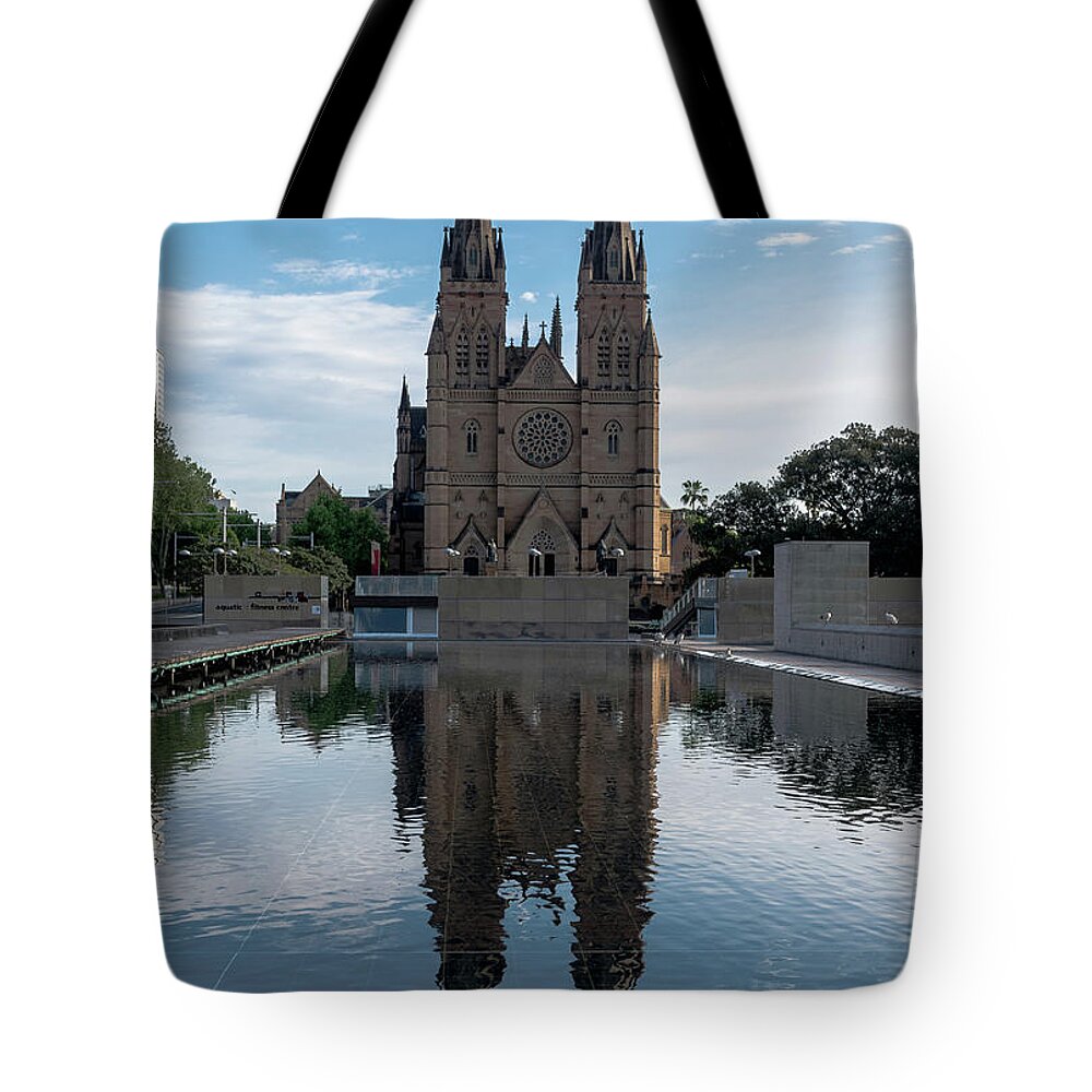 Sydney Tote Bag featuring the photograph St Mary's Cathedral by Steven Richman