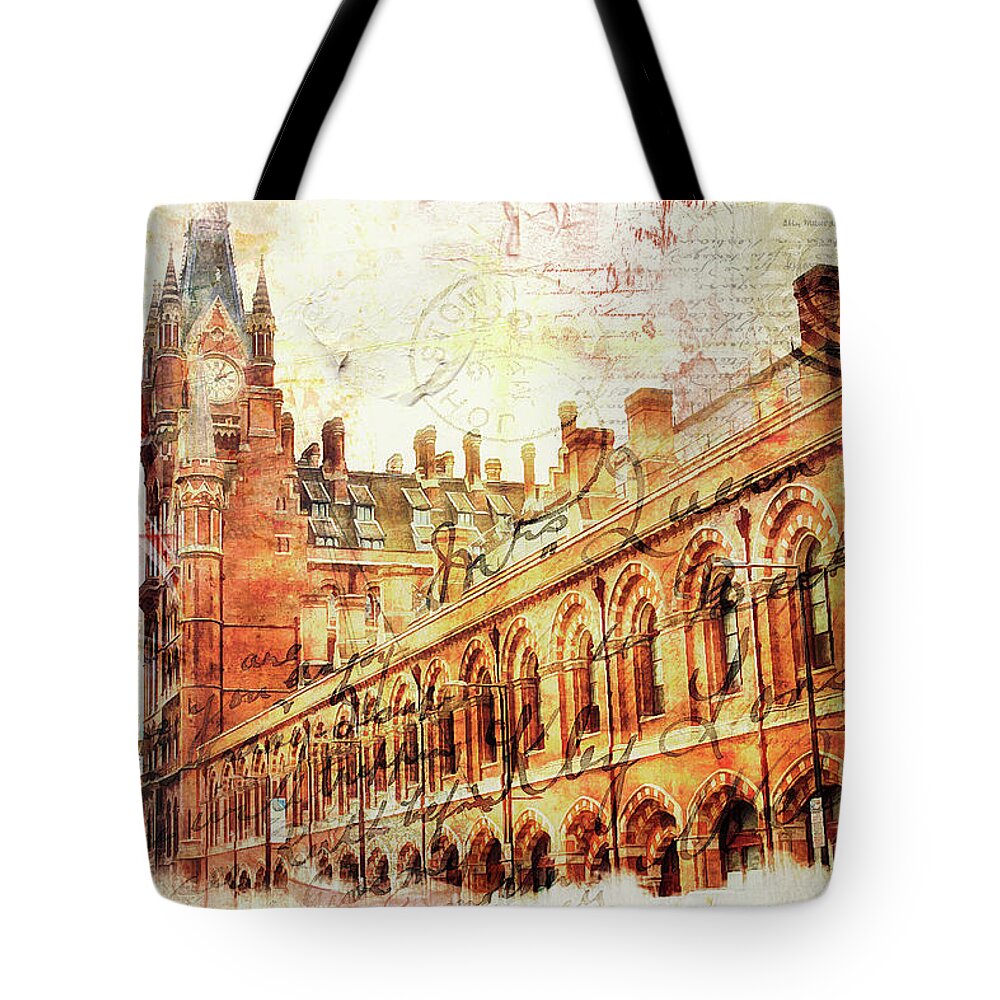 British Tote Bag featuring the photograph St Pancras by Nicky Jameson