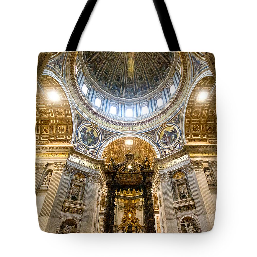 St. Peter's Basilica Tote Bag featuring the photograph St. Peter's by Norberto Nunes