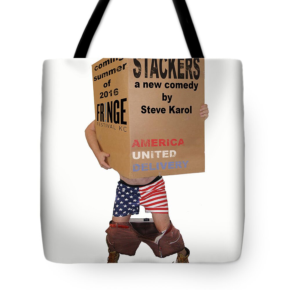 Comedy Tote Bag featuring the photograph Stackers Poster by Steve Karol