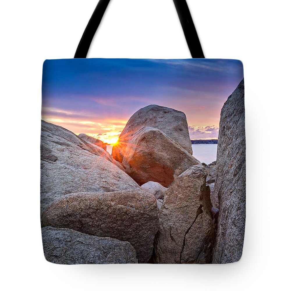 Photograph New England Tote Bag featuring the photograph Stage Fort Park Gloucester by Michael Hubley