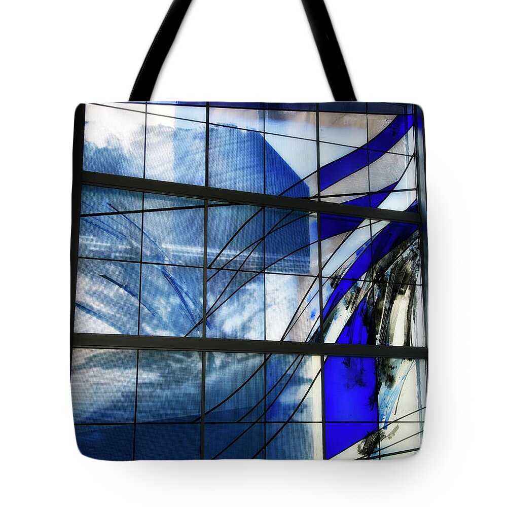 Stain Tote Bag featuring the photograph Stained Glass by Jill Lang