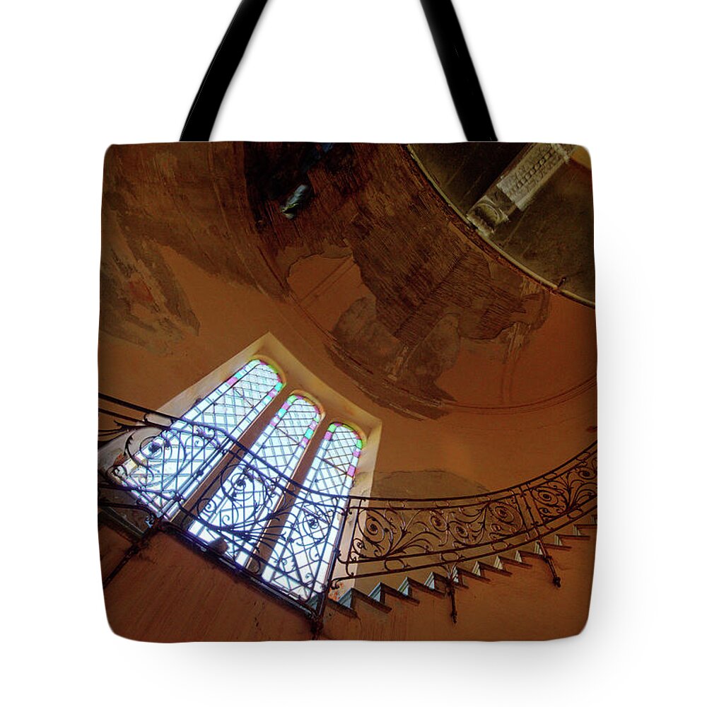 Scale Tote Bag featuring the photograph STAIRWAY to HEAVEN by Enrico Pelos