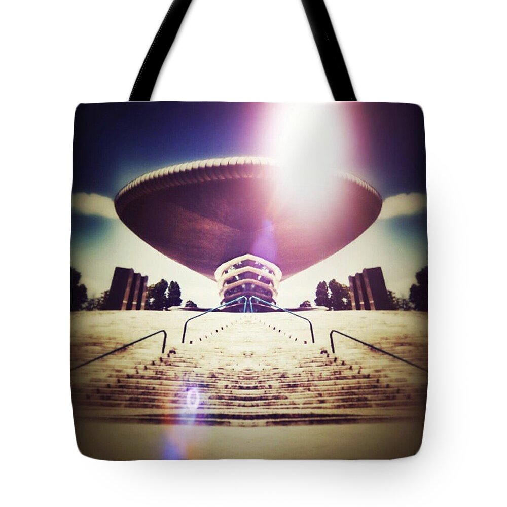 Inspire Tote Bag featuring the photograph Stairway To Heaven by Jorge Ferreira