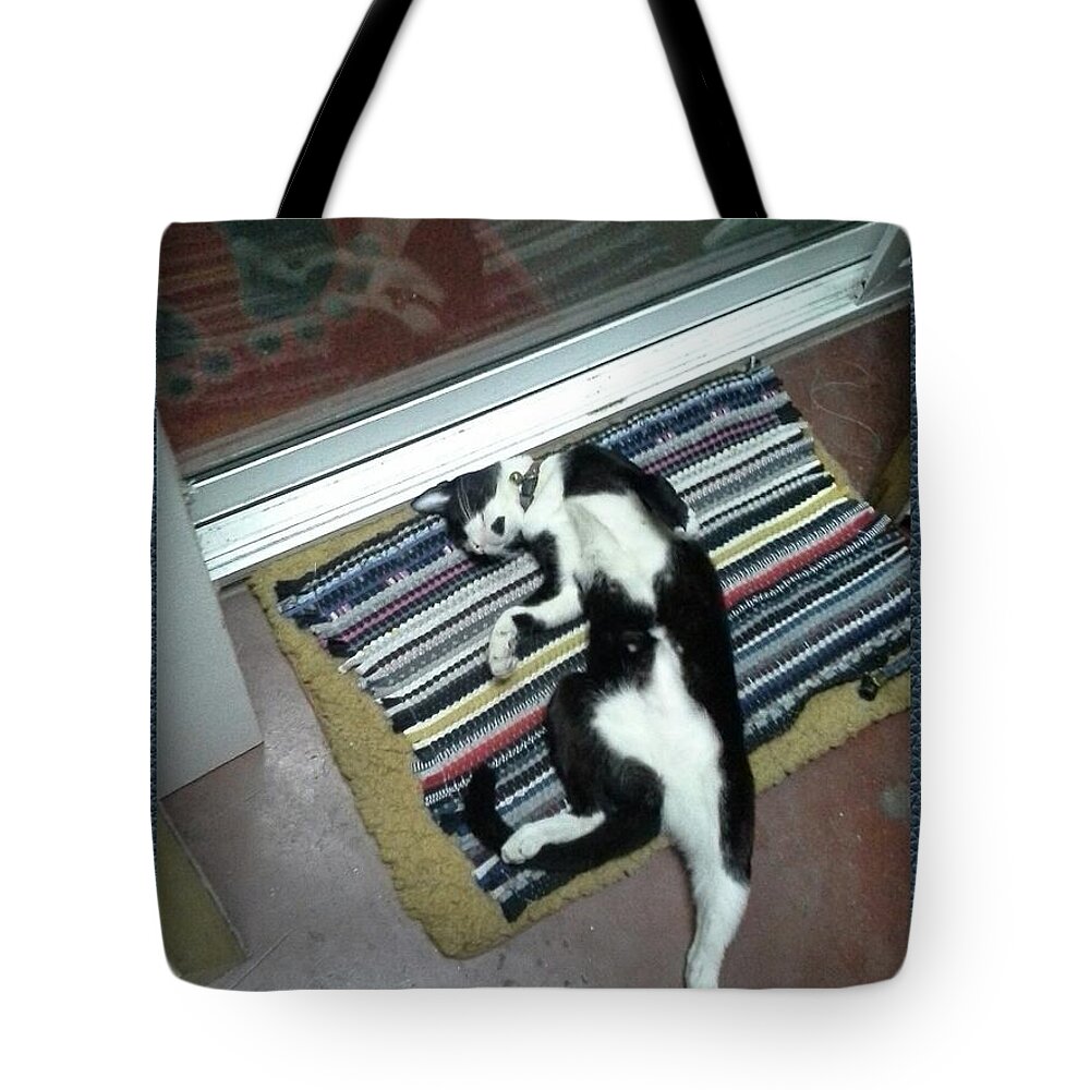 Gatchee Tote Bag featuring the photograph Stand With One Leg by Sukalya Chearanantana