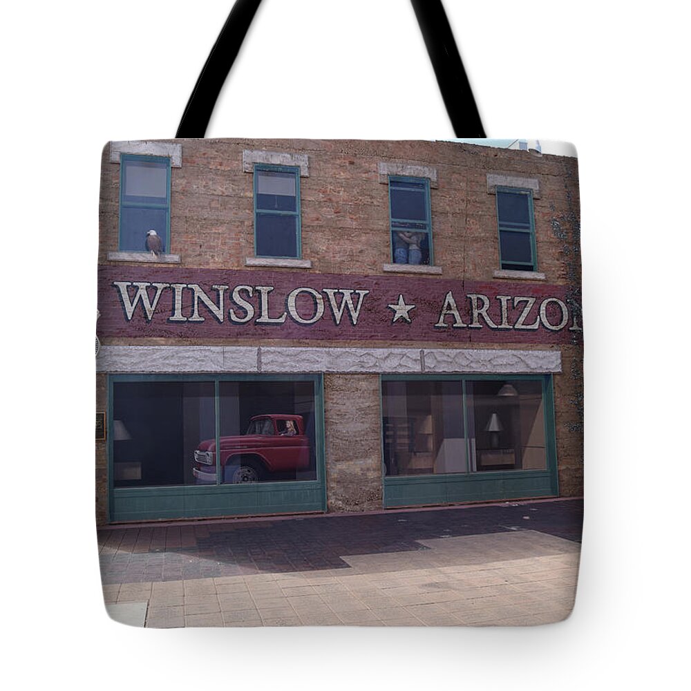 Corner Tote Bag featuring the photograph Standin on the Corner by Jim Bennight