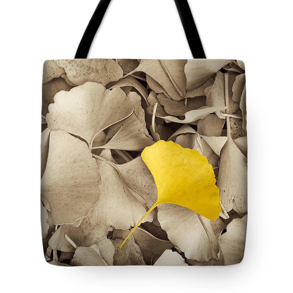 Autumn Tote Bag featuring the photograph Standing Out in a Crowd by Joye Ardyn Durham