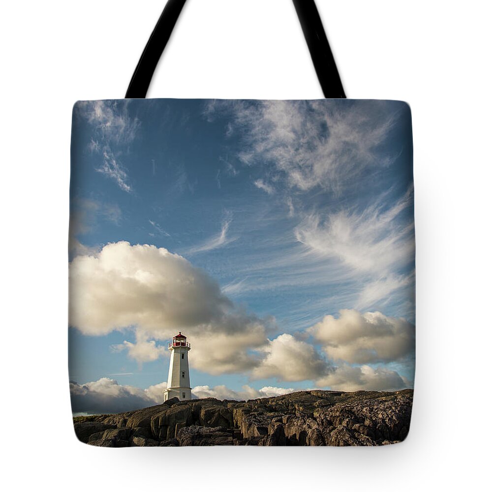Lighthouse Tote Bag featuring the photograph Standout by Alex Lapidus