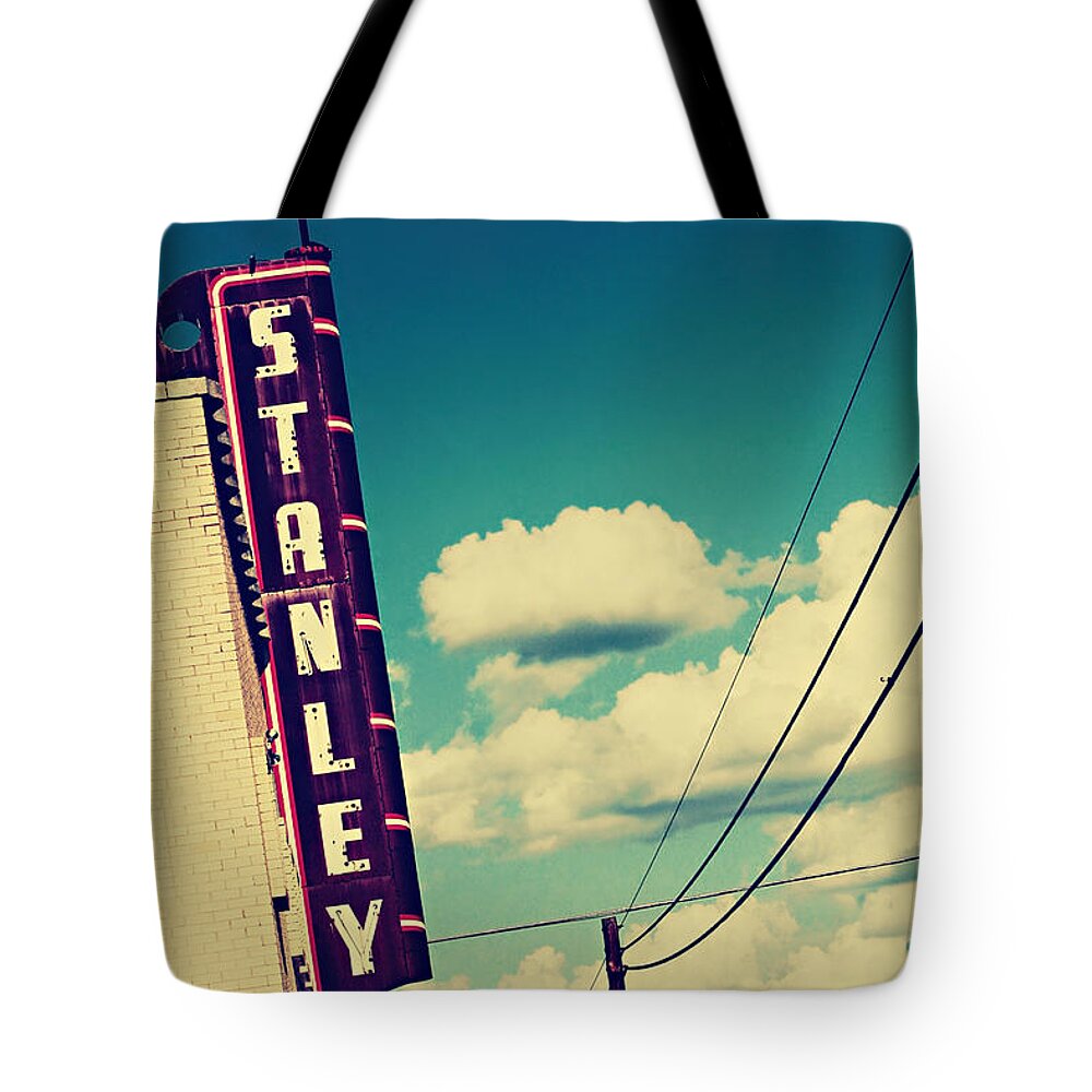 Building Tote Bag featuring the photograph Stanley by Trish Mistric