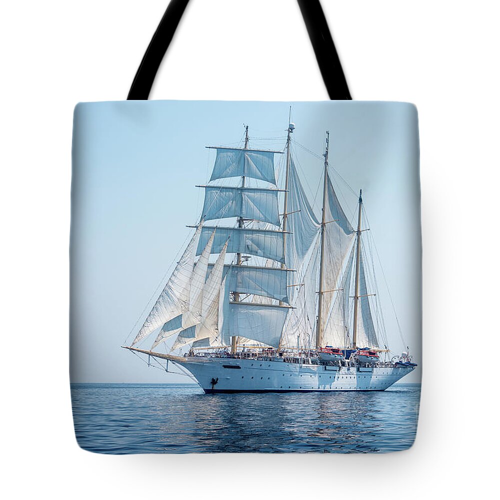 Aegis Tote Bag featuring the photograph Star Flyer III by Hannes Cmarits