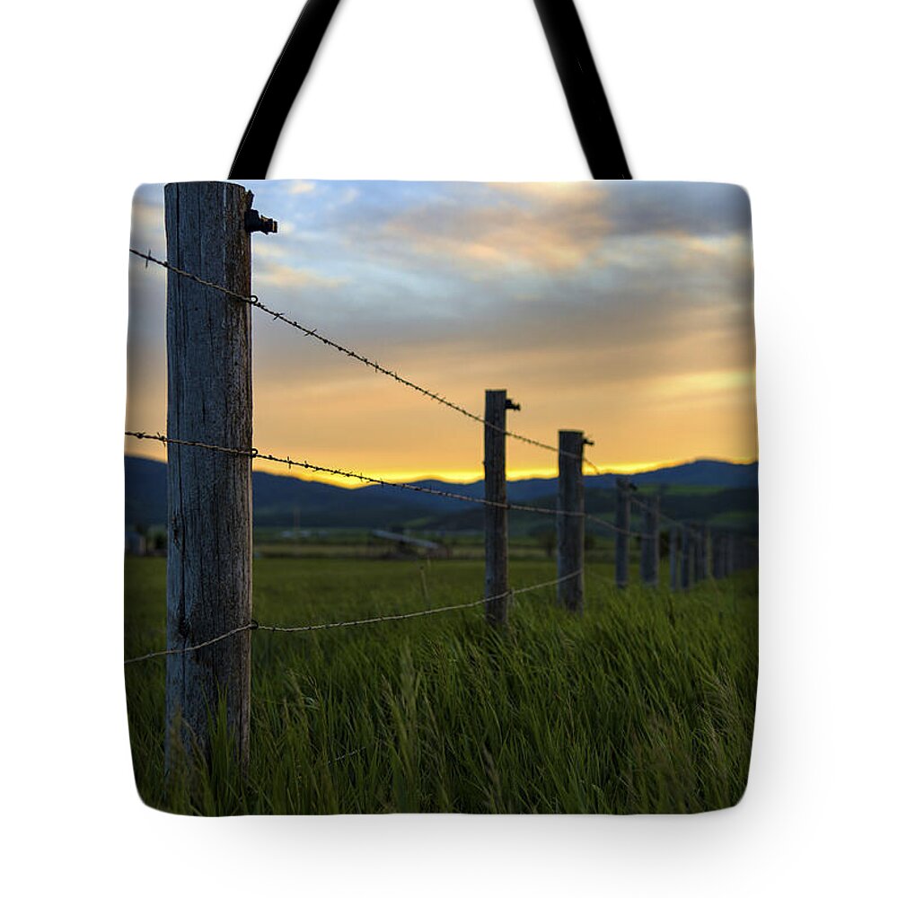 Star Valley Tote Bag featuring the photograph Star Valley by Chad Dutson