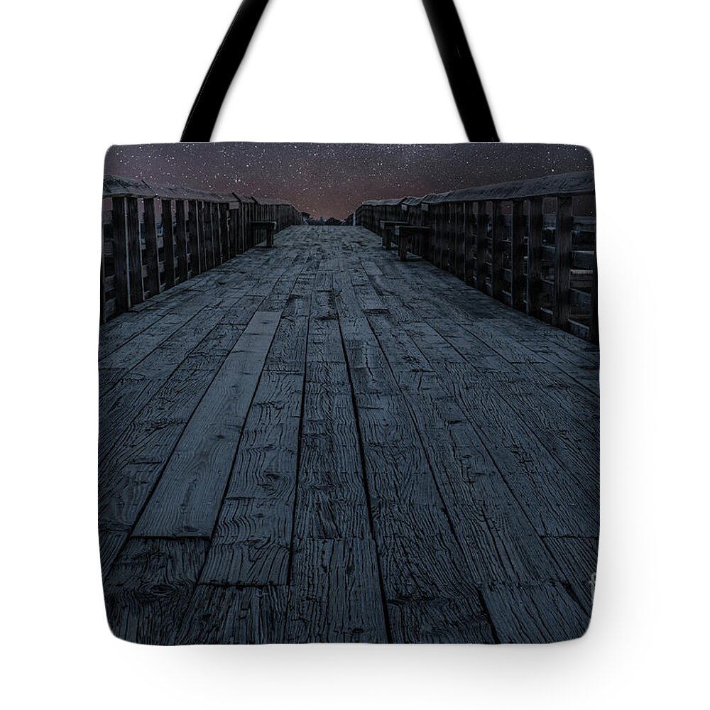 Starry Night Tote Bag featuring the photograph Starry Night by Dale Powell