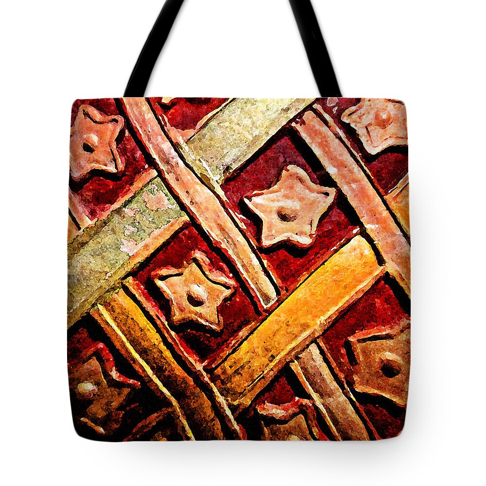Pottery Tote Bag featuring the photograph Stars Intertwined by Timothy Bulone