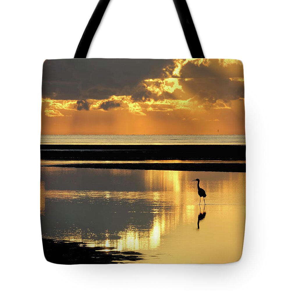 Sunrise Tote Bag featuring the photograph Start of Day by Robert Charity