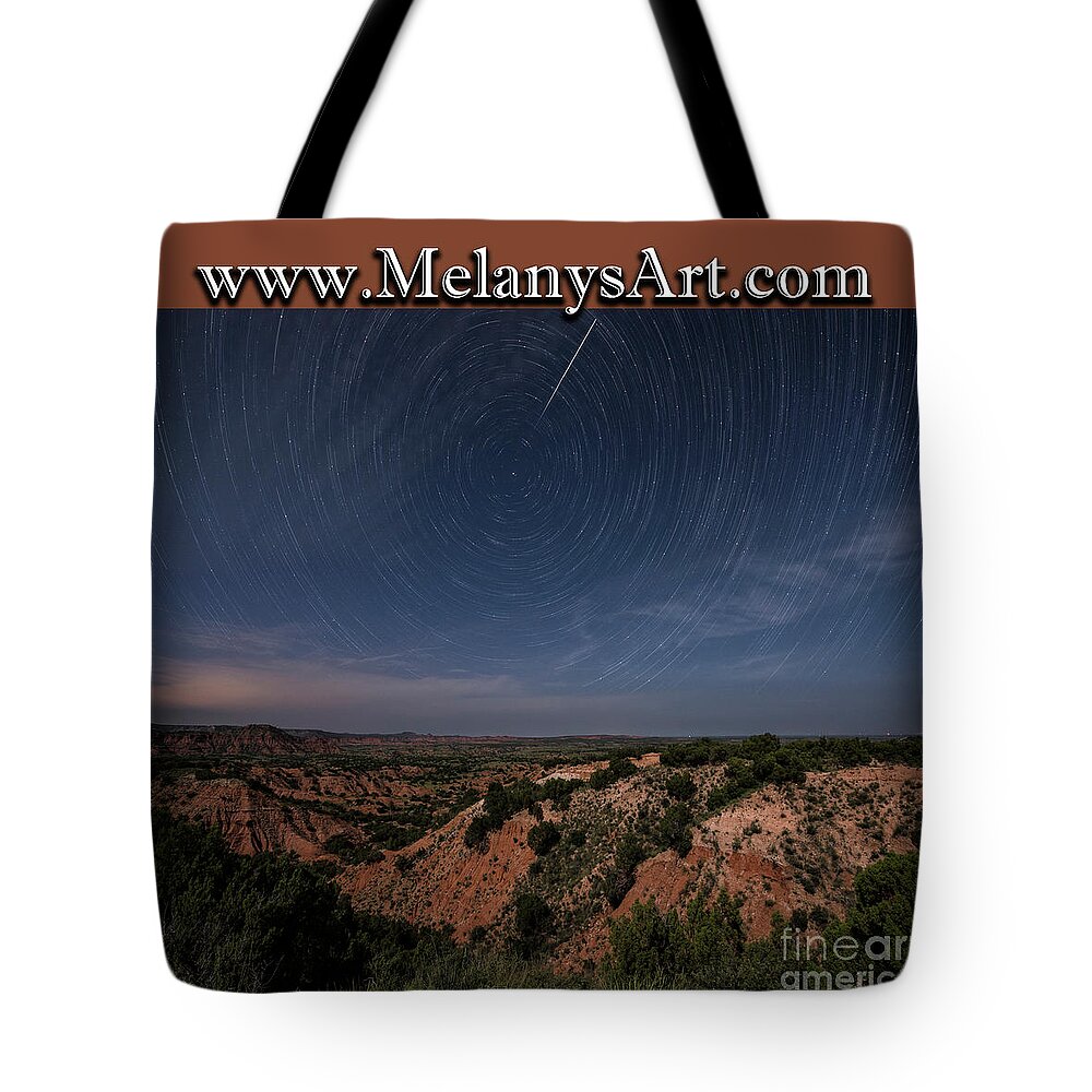 Tote Bag featuring the photograph Startrail Bag by Melany Sarafis