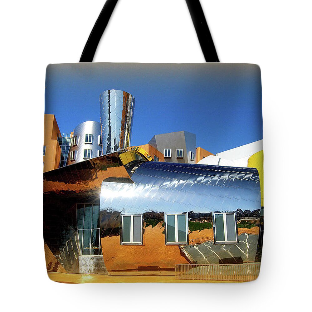 University Tote Bag featuring the photograph Stata at MIT by Caroline Stella