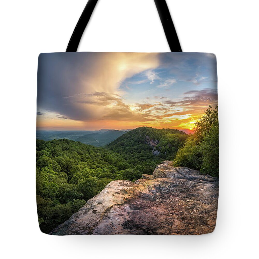 Kentucky Tote Bag featuring the photograph State Line by Anthony Heflin
