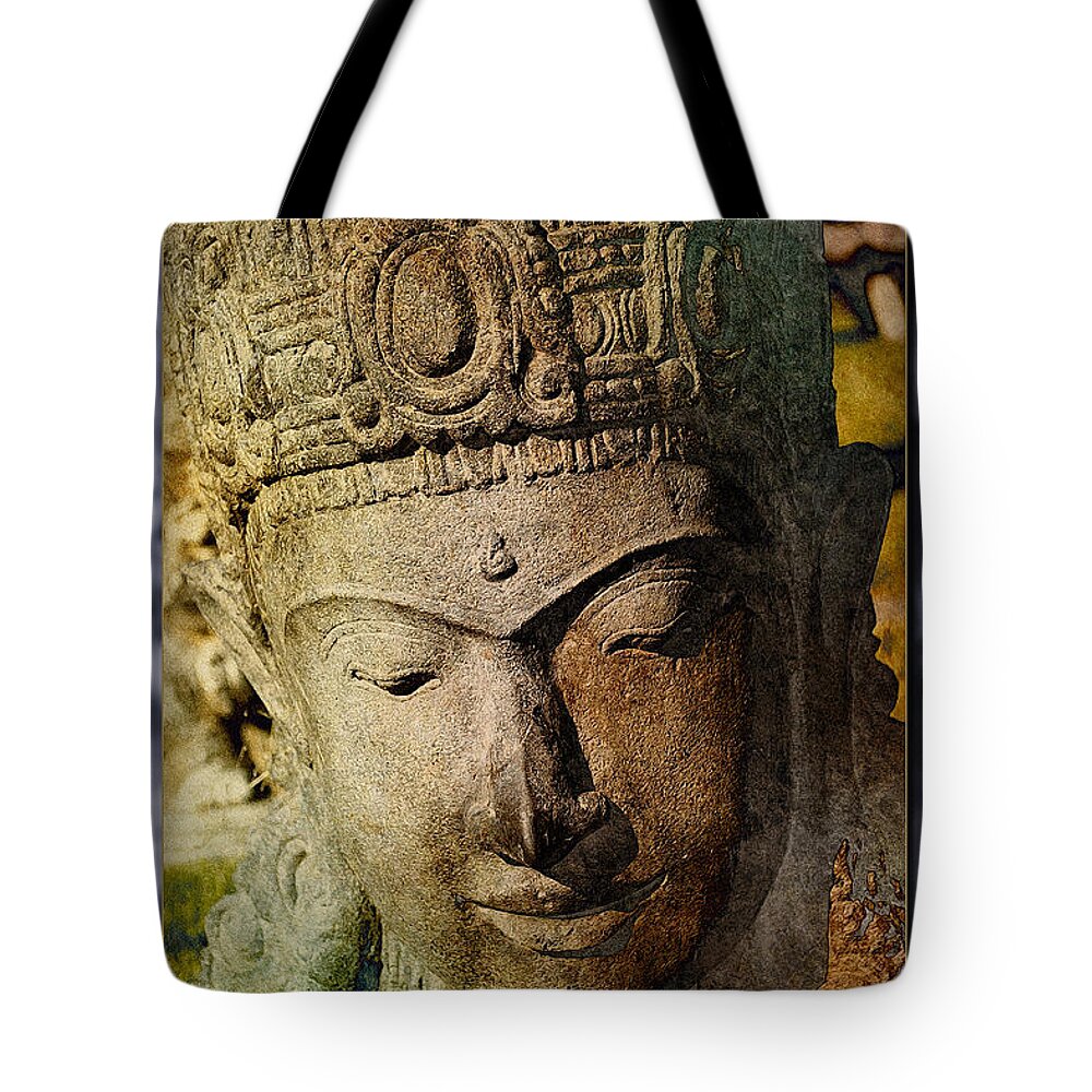 Stature Tote Bag featuring the photograph Statue 2 by WB Johnston