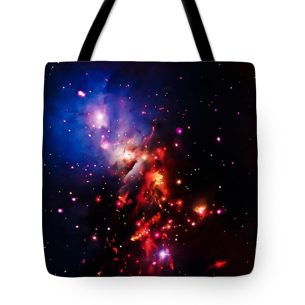 Nasa Tote Bag featuring the photograph Stellar Sparklers That Last by Britten Adams