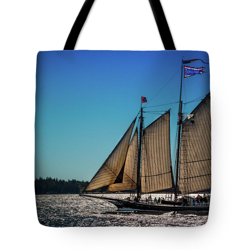 Schooner Tote Bag featuring the photograph Stephen Taber by Fred LeBlanc