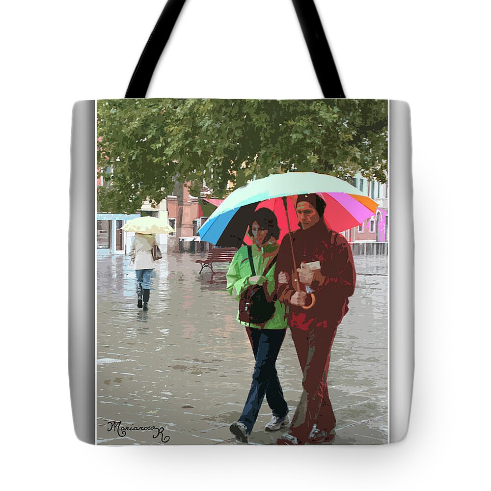 People Tote Bag featuring the photograph Stepping Out of Their Comfort Zone by Mariarosa Rockefeller