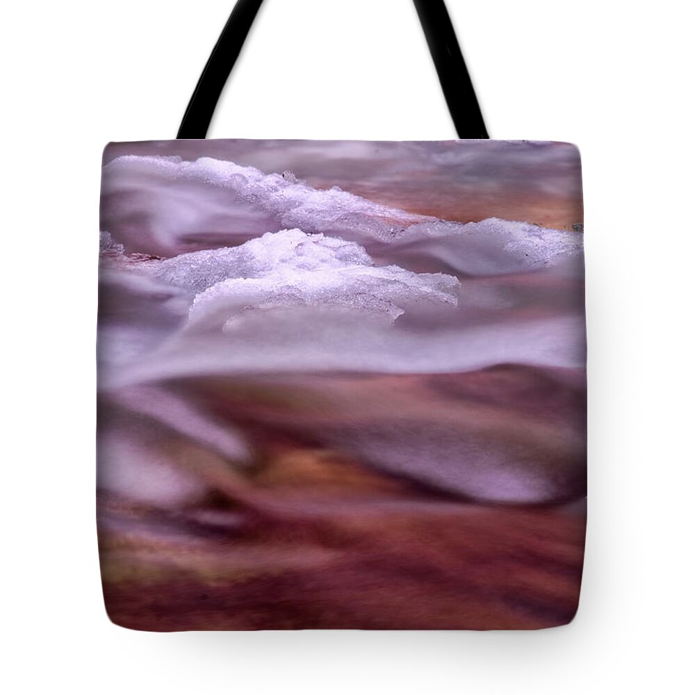 Stickney Brook Tote Bag featuring the photograph Stickney Brook Abstract II by Tom Singleton