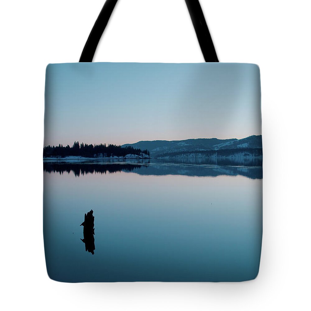 Colville Tote Bag featuring the photograph Still Blue by Troy Stapek