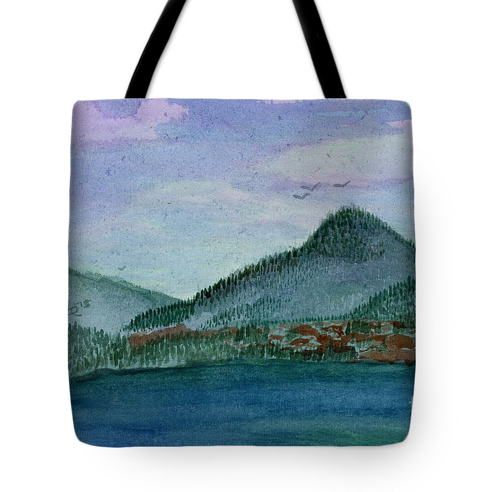 Landscape Tote Bag featuring the painting Still Life 33 by Victor Vosen